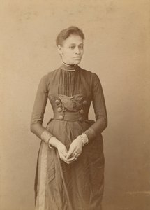 Kabinettkarte einer Frau