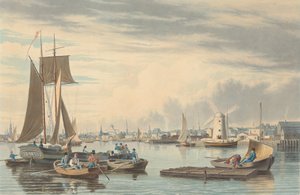 Boston: Von City Point in der Nähe der Sea Street von William James Bennett