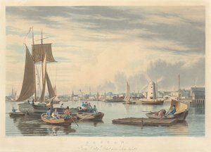 Boston: Von City Point in der Nähe der Sea Street von William James Bennett