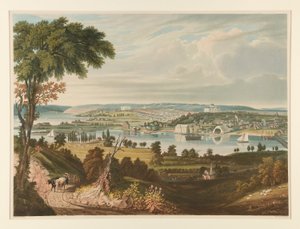 Stadt Washington von jenseits der Marinewerft