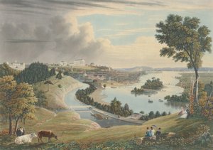 Richmond: Vom Hügel über den Wasserwerken, veröffentlicht 1834