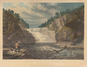 Ansicht der High Falls von Trenton: West Canada Creek, N.Y.