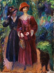 Ein Spaziergang im Park von William James Glackens