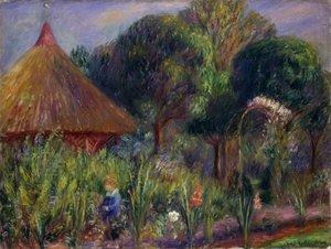 Lenna bei einem Sommerhaus, ca. 1917