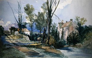 Eine Mühle in Staffordshire von William James Muller