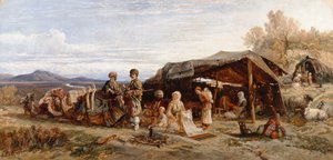 Ein Lager in der Wüste, ca. 1844-45