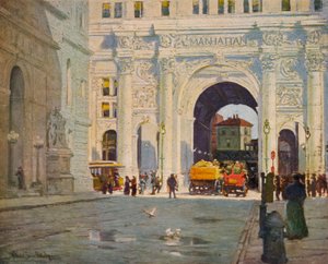 Das Stadttor, ca. 1917 von William Jean Beauley