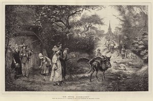 En Fete, Normandie von William John Hennessy