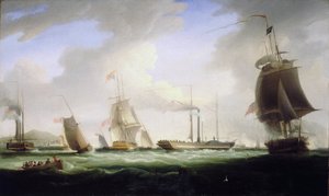 König Georg IV. von England (1762-1830) an Bord der 