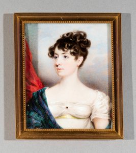 Porträt von Mary Butler Stark-Christie von Ballinden, 1812-1825 von William John Thomson