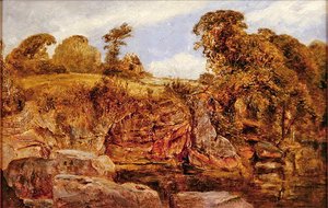 In der Nähe von Roslyn Castle, Schottland von William Joseph J.C. Bond