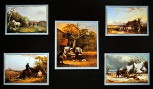 Die Jahreszeiten der Landwirtschaft, Satz von fünf