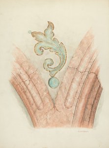 Deckendekoration, ca. 1940