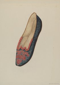 Abendpantoffel, ca. 1937