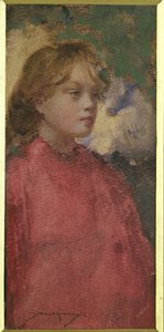 Mädchen in Rot von William Lee Hankey
