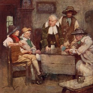 Illustration für Das verlassene Dorf von Oliver Goldsmith von William Lee Hankey