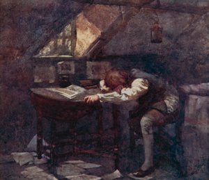 Illustration für Das verlassene Dorf von Oliver Goldsmith von William Lee Hankey
