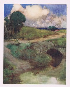 Der kühlende Bach, das grasbewachsene Grün von William Lee Hankey