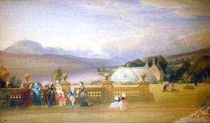 Mr. Muirs Garten am Gareloch von William Leighton Leitch