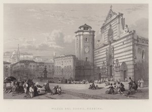 Piazza Del Duomo, Messina von William Leighton Leitch
