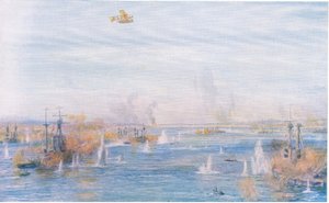 Bombardierung der Engstellen, 18. März 1915, aus Cassells Geschichte des britischen Volkes veröffentlicht von der Waverley Book Company Limited, ca. 1940