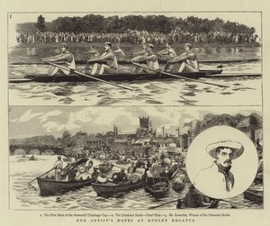 Notizen unseres Künstlers bei der Henley Regatta von William Lionel Wyllie