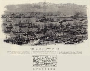Die Marine der Königin im Jahr 1887