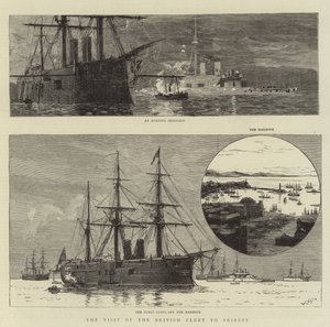 Der Besuch der britischen Flotte in Triest von William Lionel Wyllie