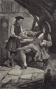 Frank in Andrew Fairservices Hütte von William Lockhart Bogle