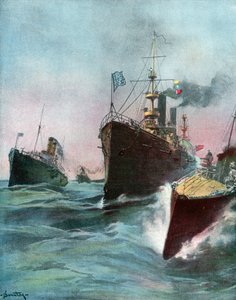 Importierte Kreuzer für die US-Marine von William Louis Jnr. Sonntag
