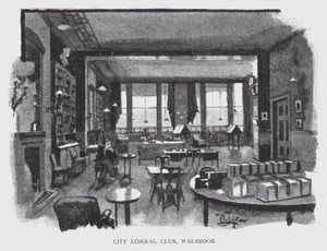 City Liberal Club, Walbrook von William Luker