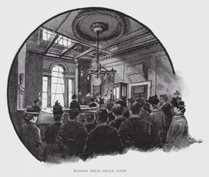 Mansion House Polizeigericht von William Luker
