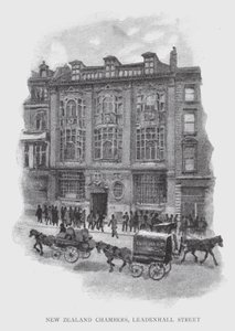 Neuseeland-Kammern, Leadenhall Street von William Luker