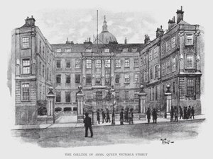 Das College of Arms, Queen Victoria Street von William Luker