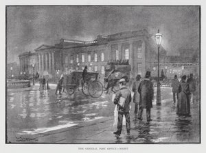 Das General Post Office, Nacht von William Luker