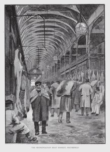 Der Metropolitan Fleischmarkt, Smithfield von William Luker