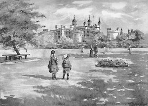 Der Tower of London von Trinity Square, 1891 von William Luker