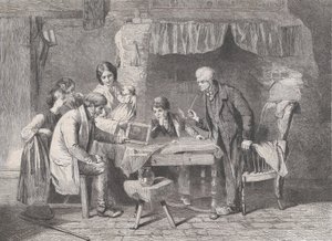 Großvaters Porträt, aus Illustrated London News, 4. Januar 1862
