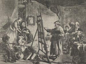 Rembrandts Studio, 14. November 1861