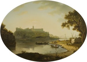 Ansicht von Villeneuve-les-Avignon, ca. 1770
