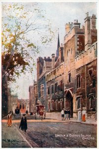 Lincoln und Exeter College von William Matthison