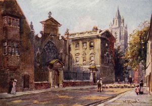 Peterhouse von der Straße von William Matthison