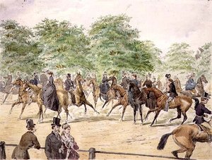 Reiten auf Rotten Row von William McConnell