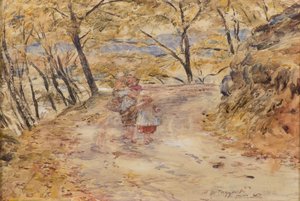 Skizze in den Trossachs von William McTaggart
