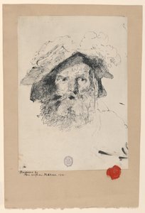 Kopf eines bärtigen Mannes von William Merritt Chase