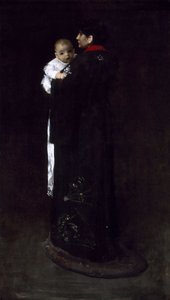 Mutter und Kind (Das erste Porträt) von William Merritt Chase