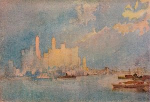 New York vom Sound, ca. 1913 von William Monk