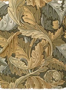Acanthus Tapete, entworfen von William Morris, 1875 von William Morris