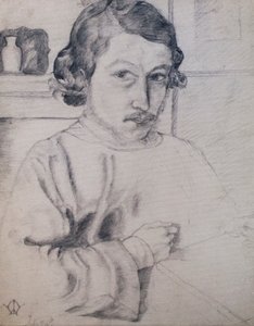 Morris, wie er sich selbst sah, im Alter von 22 Jahren von William Morris