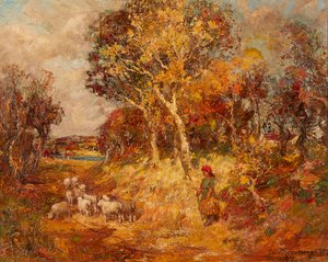 Goldener Herbst von William Mouncey